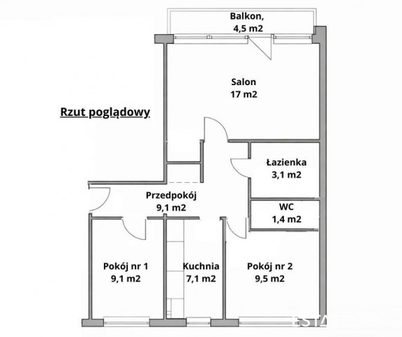 Mieszkanie Sprzedaż Kraków Kraków-Podgórze Czarnogórska 19